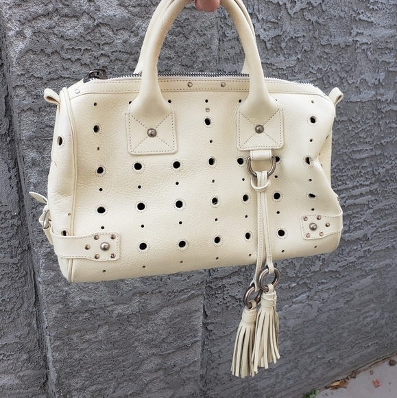 Marc Jacobs Pale Yellow Leather‎ Bridgette Satchel Bag - Picture 8 of 14